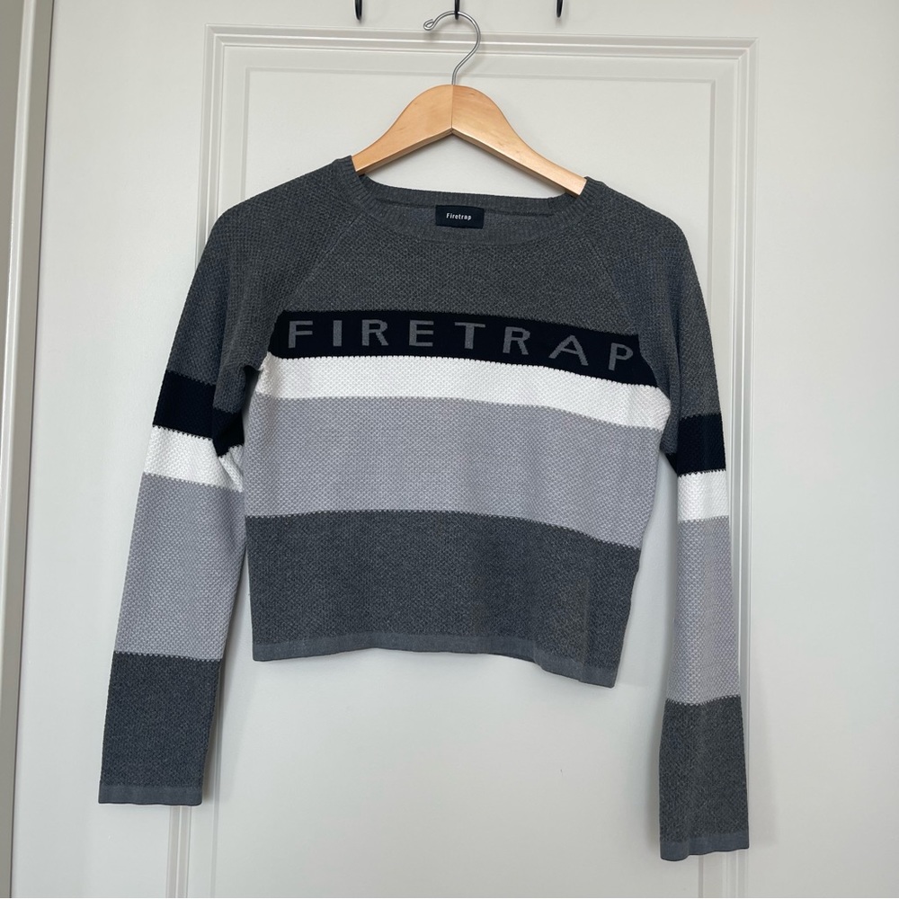 Firetrap Gray Striped Shirt